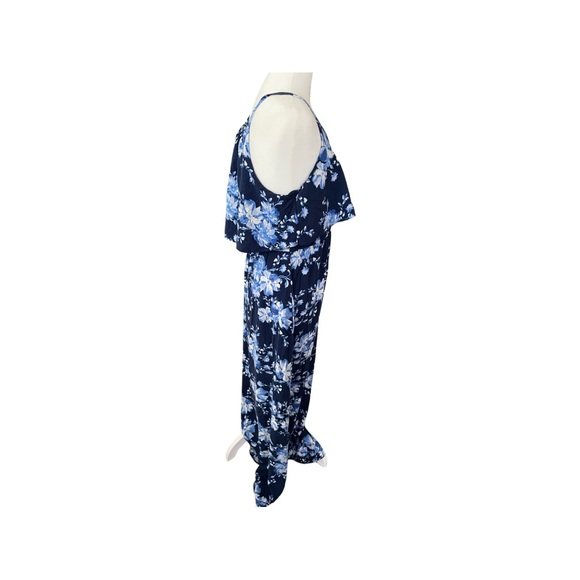 LC Lauren Conrad floral maxi dress L - Picture 2 of 5